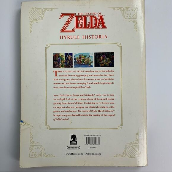 The Legend Of Zelda Hyrule Historia Dark Horse Softcover Paperback Book Nintendo - Picture 2 of 8